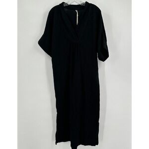 Uncle Frank Womens Lagenlook Maxi Dress Size S/M Oversized Minimalist Artsy